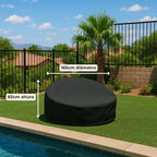 Capa para Sofá Redondo de Jardim Daybed Impermeável UV