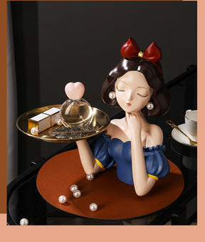 Busto Decorativo Lili Branca De Neve