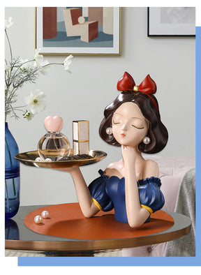 Busto Decorativo Lili Branca De Neve