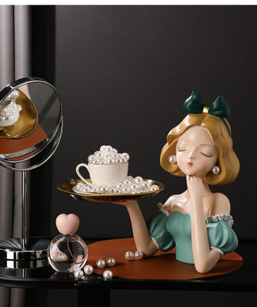 Busto Decorativo Lili Branca De Neve