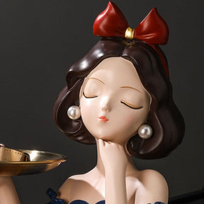 Busto Decorativo Lili Branca De Neve
