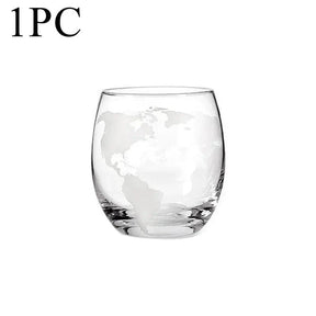 Decanter de Vidro em Forma de Globo para Whisky
