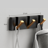 Preto e dourado 3 ganchos