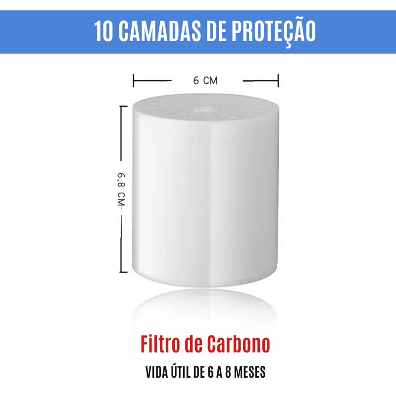 Refil Filtro Purificador para Chuveiro Shower Purifier