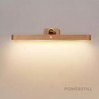 Luminária LED Touch Sem Fio Aura Lux Madeira