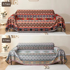 Manta Jacquard Dupla Face para Sofá com Estampa Étnica | Zizi – vista principal do produto