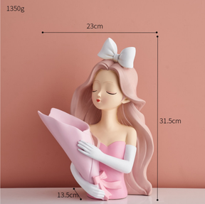 Busto Decorativo Lili Melina Flower