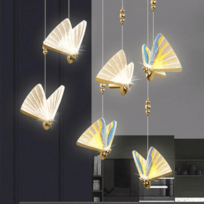 Lustre Pendente butterfly para Sala