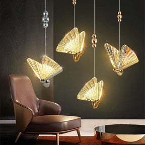 Lustre Pendente butterfly para Sala