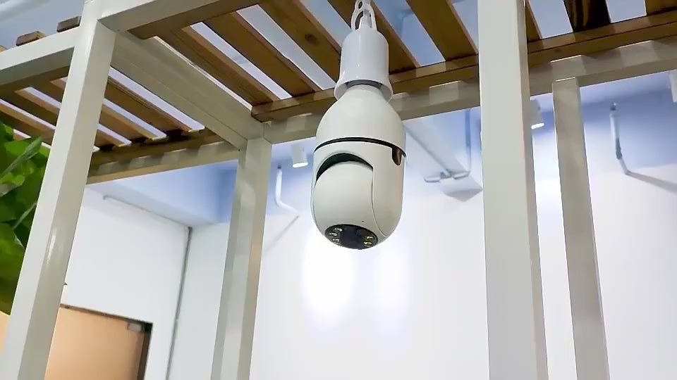 Smart DataCâmera: Lâmpada WiFi 1080P - Segurança Residencial HD