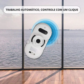 Robô Limpador de Vidros Automático com Controle Remoto