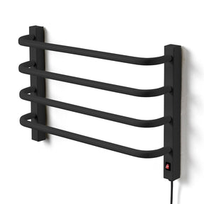 Toalheiro Térmico de Parede Preto 36x56cm