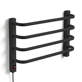 Toalheiro Térmico de Parede Preto 36x56cm