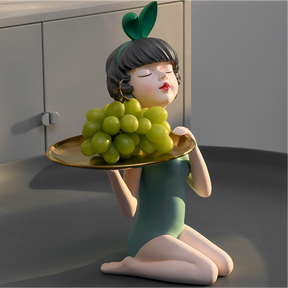 Busto Decorativo Lili Sweet Girl Tray