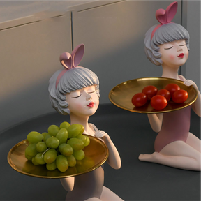 Busto Decorativo Lili Sweet Girl Tray