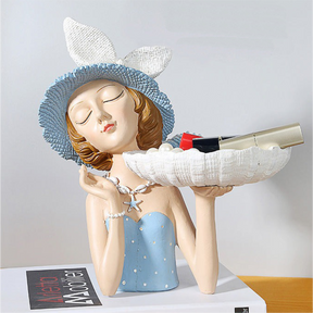 Busto Decorativo Lili Praia Bandeja