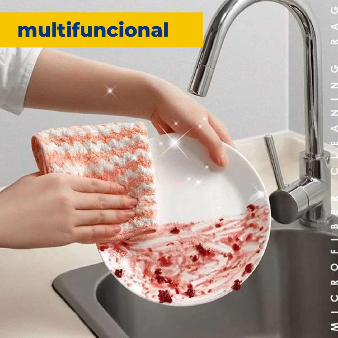 Panos Mágicos® - Microfibra Macia para Limpeza Perfeita (Compre 4 Ganhe 1)