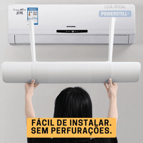 Defletor de Ar Condicionado Ajustável CoolFlow -  ÚLTIMAS UNIDADES🔥