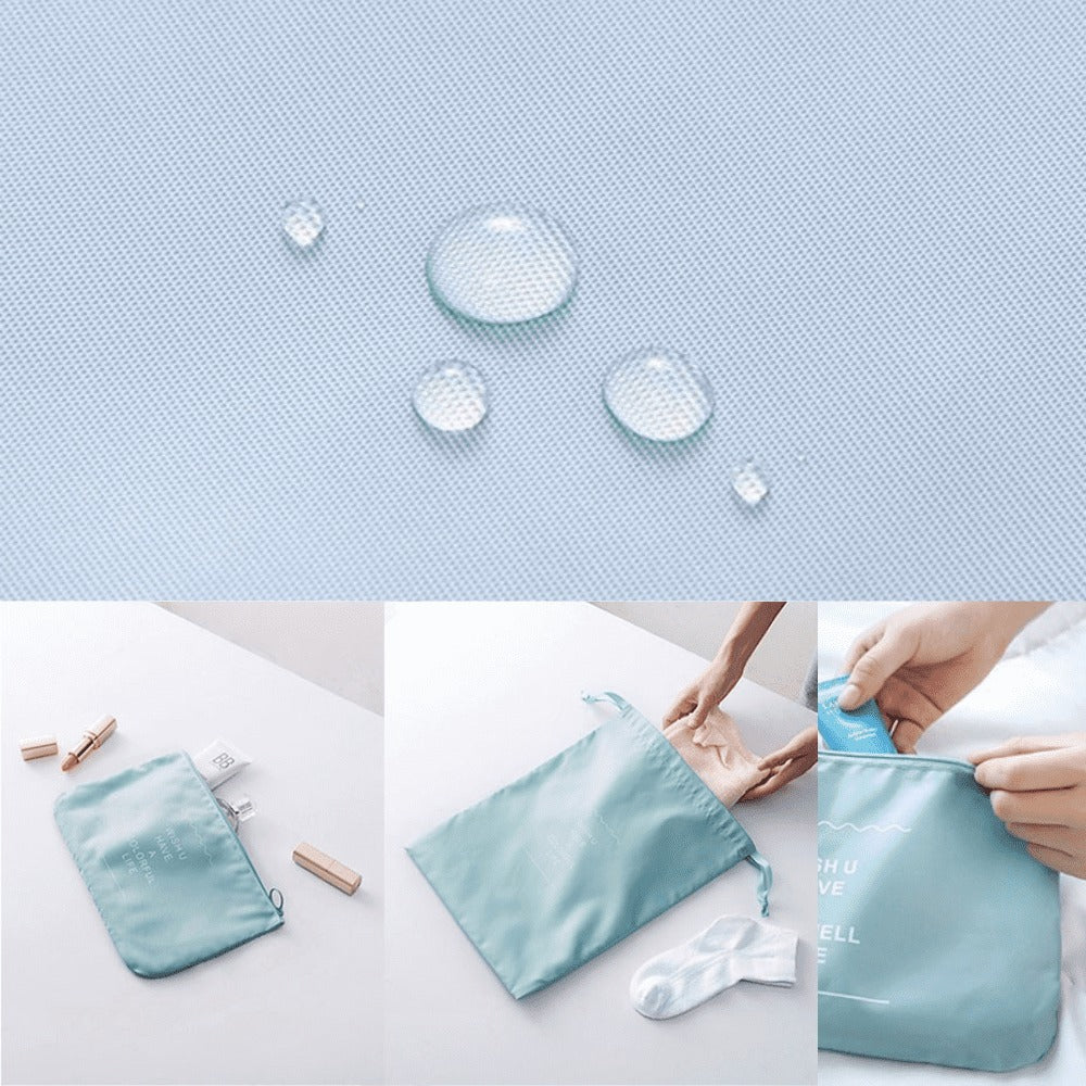 Kit Organizador De Malas Para Viagem Com 7 Peças