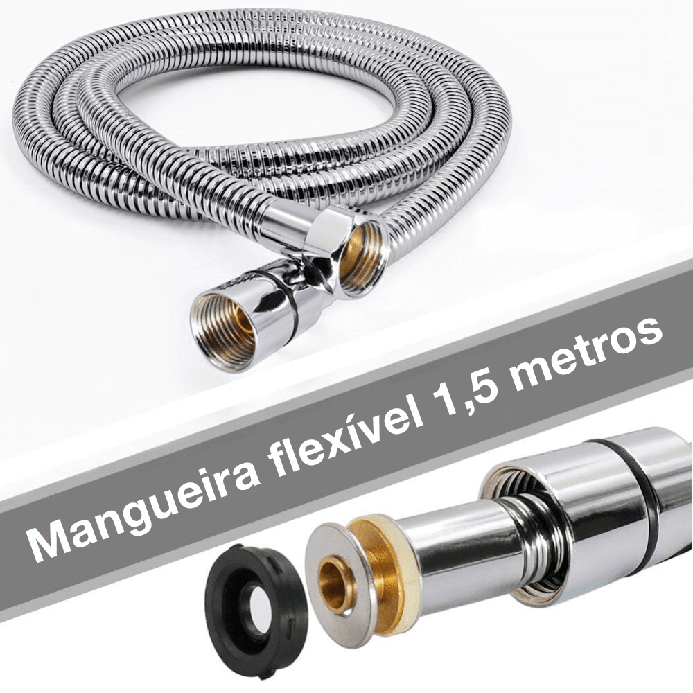 Kit Acessórios Ducha de Alta Pressão Hydro Shower Jet - Powerstill