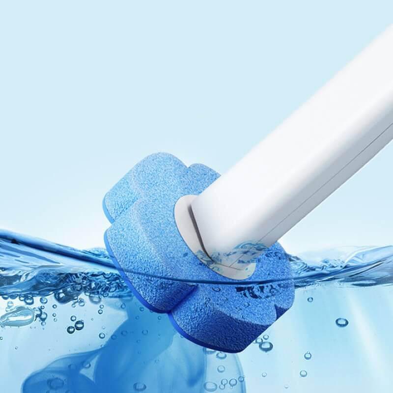 Escova Sanitária Descartável Para Limpeza do Vaso Sanitário Power Plus - Bônus 10 Refis - powerstill