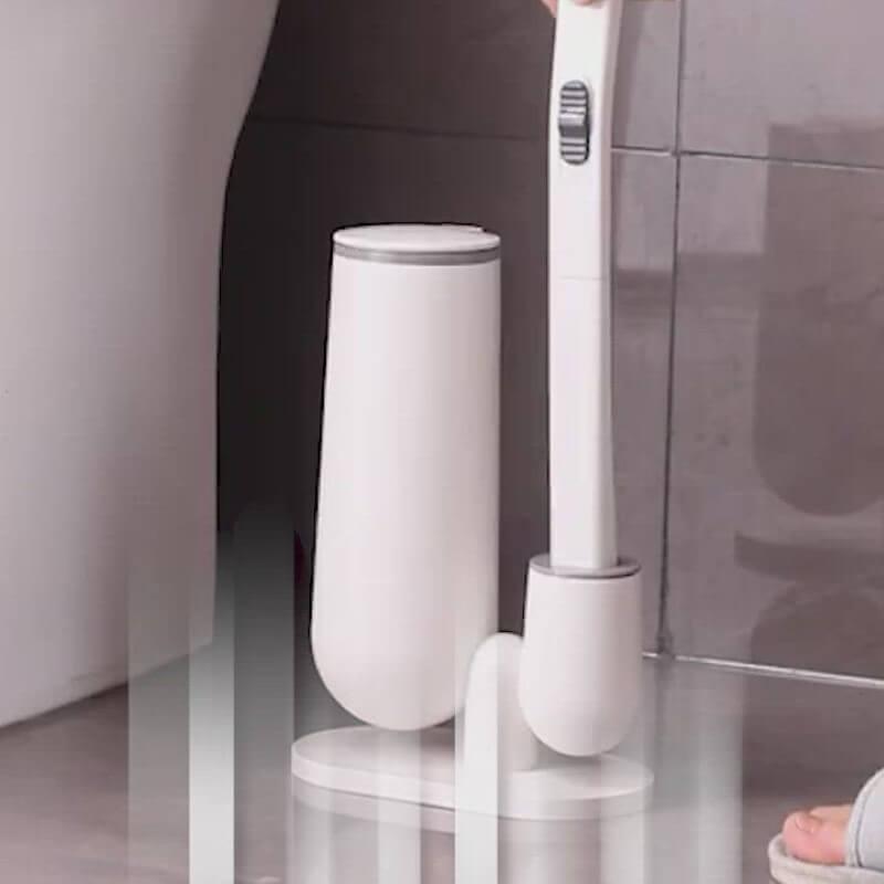 Escova Sanitária Descartável Para Limpeza do Vaso Sanitário Power Plus - Bônus 10 Refis - powerstill