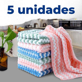 Panos Mágicos® - Microfibra Macia para Limpeza Perfeita (Compre 4 Ganhe 1)
