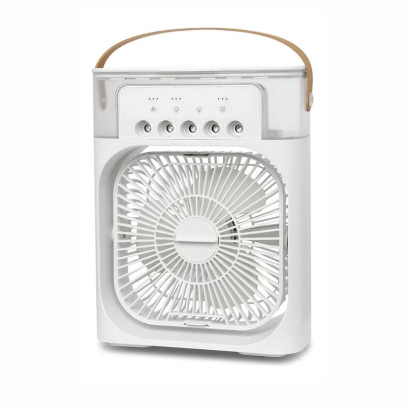 Mini Ventilador e umidificador de ar Portátil