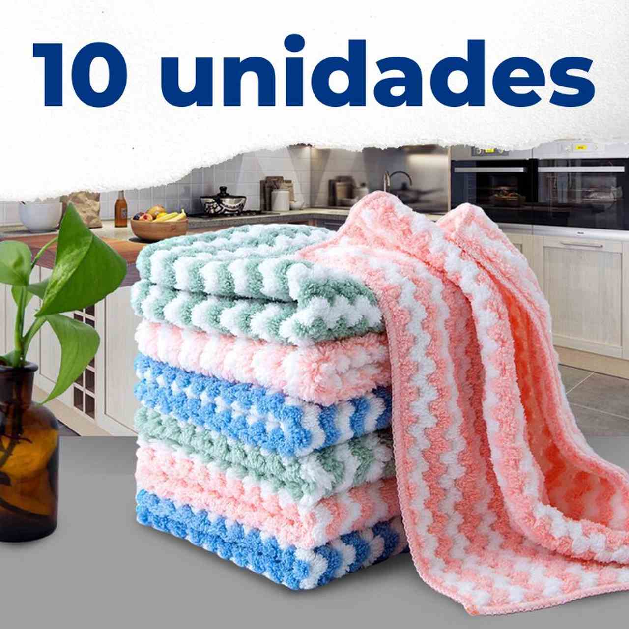 Panos Mágicos® - Microfibra Macia para Limpeza Perfeita (Compre 4 Ganhe 1)
