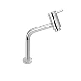 Torneira Banheiro Lavabo Pia 45o Bica Baixa Metal Cromado
