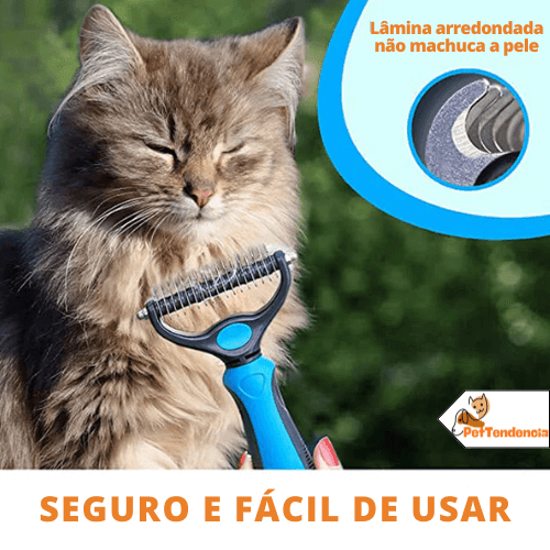 Escova Rasqueadeira Profissional para Cães e Gatos | Pet Desh - Powerstill