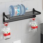 Toalheiro Duplo Preto Matte - Powerstill